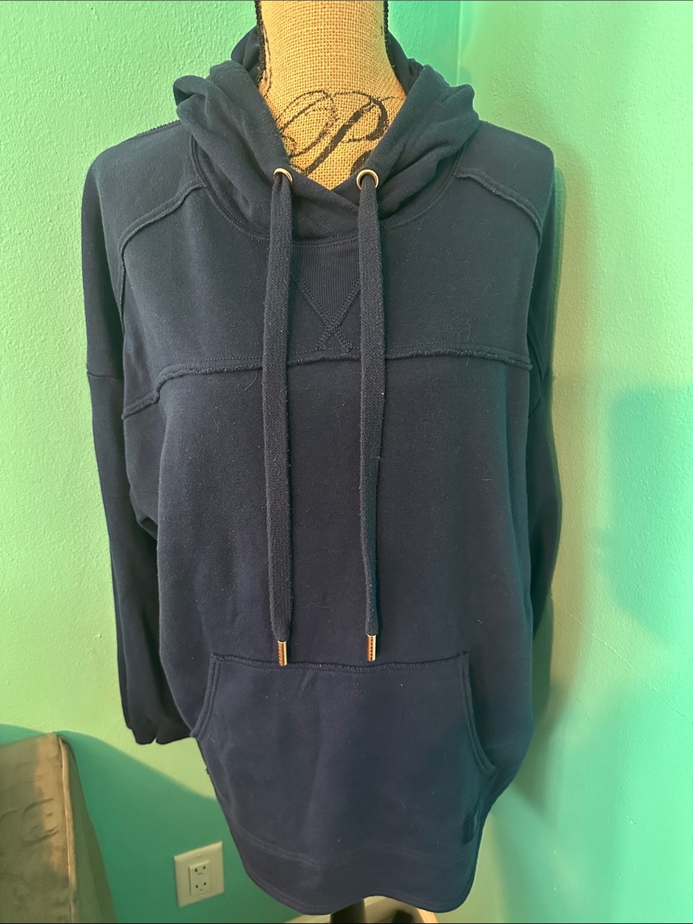 SAVAGE X FENTY Dark Blue Basic Unisex Hoodie XS